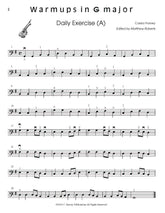 Warming Up for Bass, Book One - PDF Download